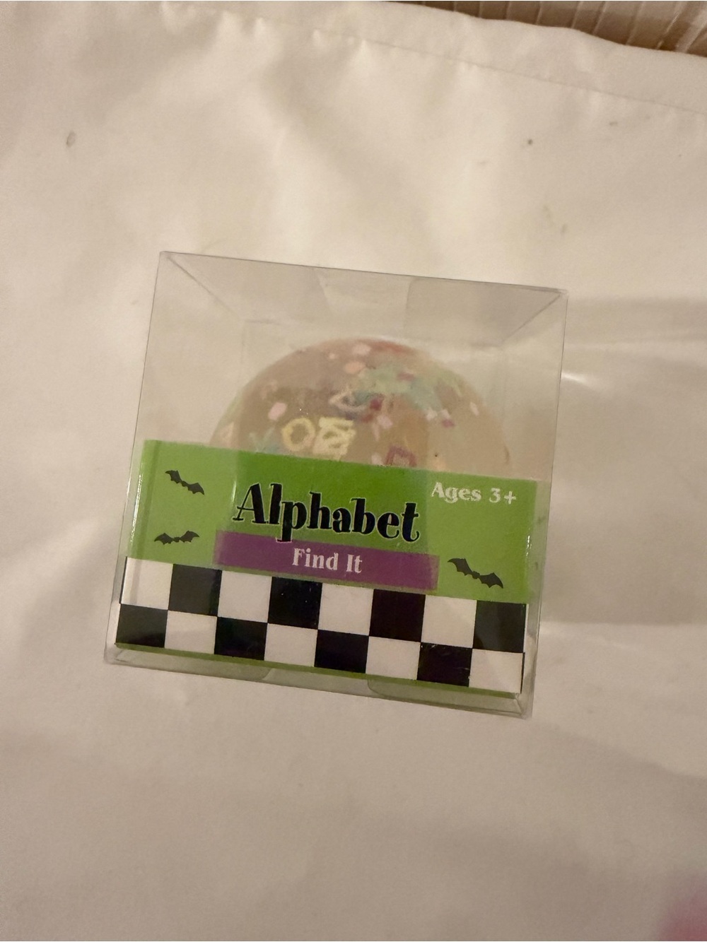Alphabet Find It squish Ball
